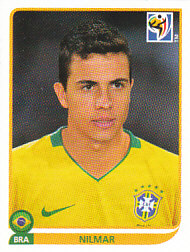 Nilmar Brazil samolepka Panini World Cup 2010 #502
